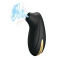Luxus-Wiederaufladbarer Saugmassager Schwarz von Pretty Love C-Type