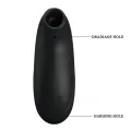 Luxus-Wiederaufladbarer Saugmassager Schwarz von Pretty Love C-Type