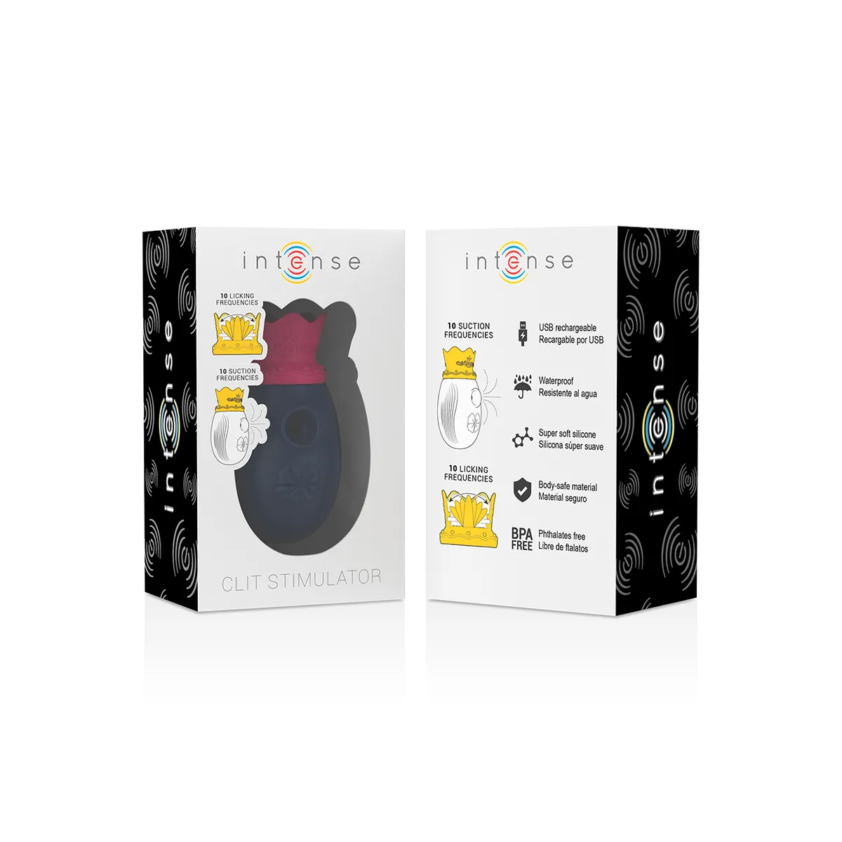 Klitorisstimulator 10 Saug- und Leckmodi - Blau von Intense Fun | Fesselliebe.de