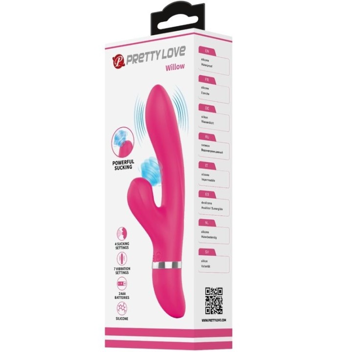 Willow Rabbit Vibrator und Saug von Pretty Love | Fesselliebe.de