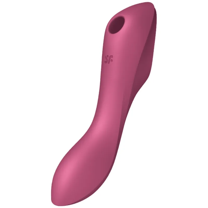 Curvy Trinity 3 Air Pulse Vibrator Rot von Satisfyer Air Pulse | Fesselliebe.de