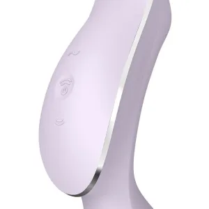 Curvy Trinity 2 Air Pulse Vibrator Lila von Satisfyer Air Pulse