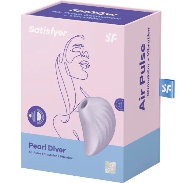 Pearl Diver Air Pulse Stimulator & Vibrator Violett von Satisfyer Air Pulse | Fesselliebe.de