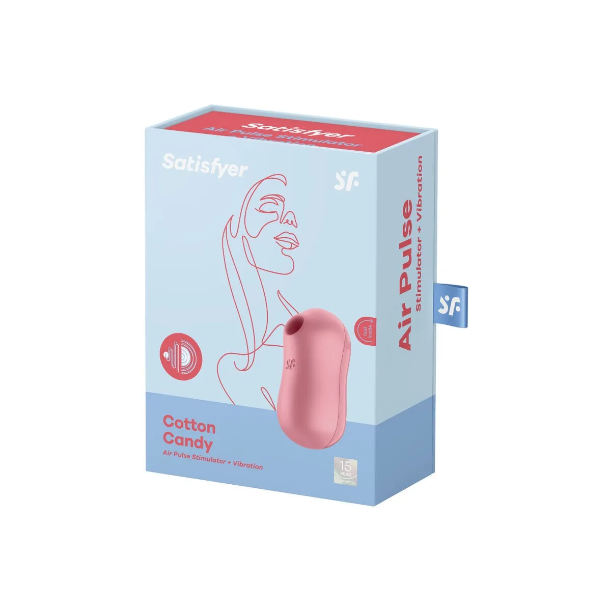 Cotton Candy Air Pulse Stimulator & Vibrator Rosa von Satisfyer Air Pulse | Fesselliebe.de