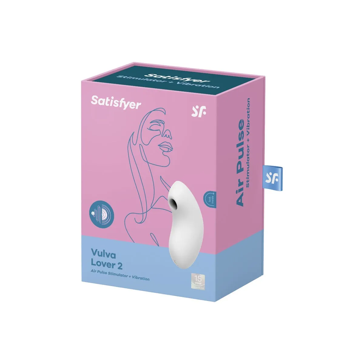 Vulva Lover 2 Luftpulsstimulator & Vibrator Weiss von Satisfyer Air Pulse | Fesselliebe.de