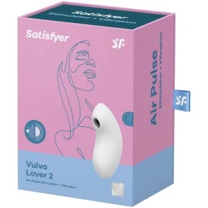 Vulva Lover 2 Luftpulsstimulator & Vibrator Weiss von Satisfyer Air Pulse