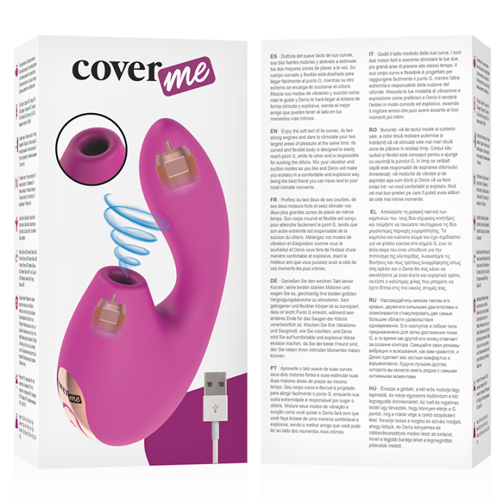 Klitoris-Sauger & Leistungsstarker G-Punkt-Rush-Vibrator von Coverme | Fesselliebe.de