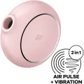 Pro To Go 3 Doppelter Luftpulsstimulator & Vibrator Rosa von Satisfyer Air Pulse