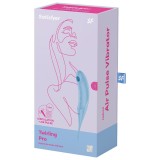 Twirling Pro Air Pulse Stimulator & Vibrator Blau von Satisfyer Air Pulse | Fesselliebe.de