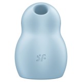 Pro To Go 1 Doppelter Luftpulsstimulator & Vibrator Blau von Satisfyer Air Pulse | Fesselliebe.de