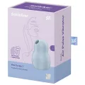 Pro To Go 1 Doppelter Luftpulsstimulator & Vibrator Blau von Satisfyer Air Pulse