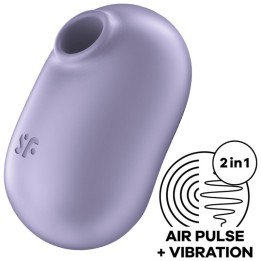 Pro To Go 2 Doppelter Luftpulsstimulator & Vibrator Violett von Satisfyer Air Pulse | Fesselliebe.de