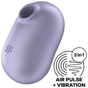 Pro To Go 2 Doppelter Luftpulsstimulator & Vibrator Violett von Satisfyer Air Pulse | Fesselliebe.de