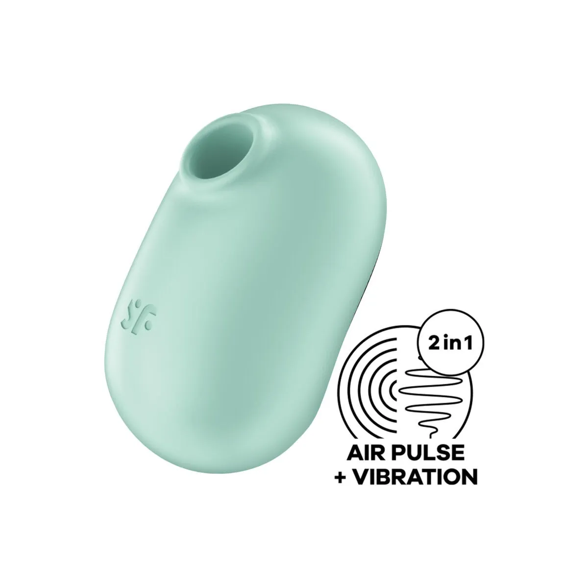 Pro To Go 2 Doppelter Luftpulsstimulator & Vibrator Grün von Satisfyer Air Pulse | Fesselliebe.de