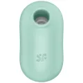 Pro To Go 2 Doppelter Luftpulsstimulator & Vibrator Grün von Satisfyer Air Pulse