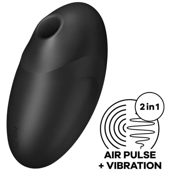 Vulva Lover 3 Luftpulsstimulator & Vibrator Schwarz von Satisfyer Air Pulse | Fesselliebe.de