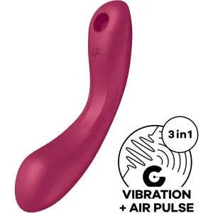 Curve Trinity 1 Air Pulse Vibration Red von Satisfyer Air Pulse | Fesselliebe.de