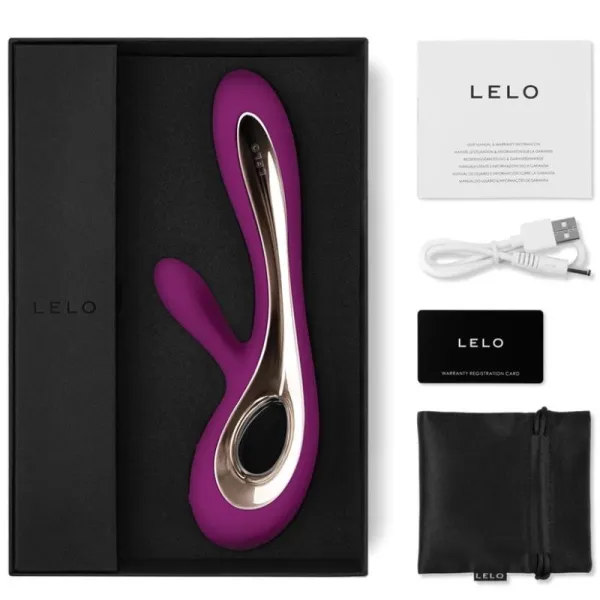 Soraya 2 Rabbit Deep Rose Vibrator von Lelo | Fesselliebe.de