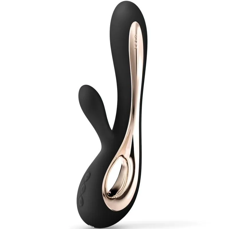 Soraya 2 Schwarzer Rabbitvibrator von Lelo | Fesselliebe.de