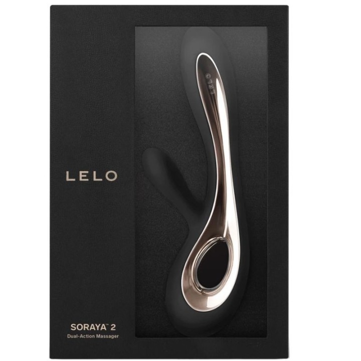 Soraya 2 Schwarzer Rabbitvibrator von Lelo | Fesselliebe.de