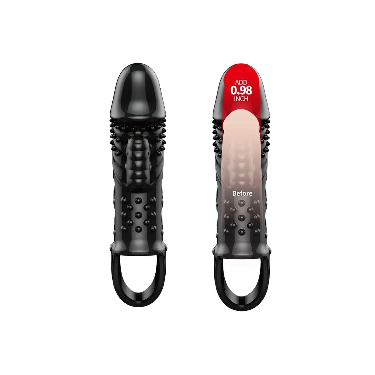 Cecelia Schwarze Penishülse von Pretty Love | Fesselliebe.de