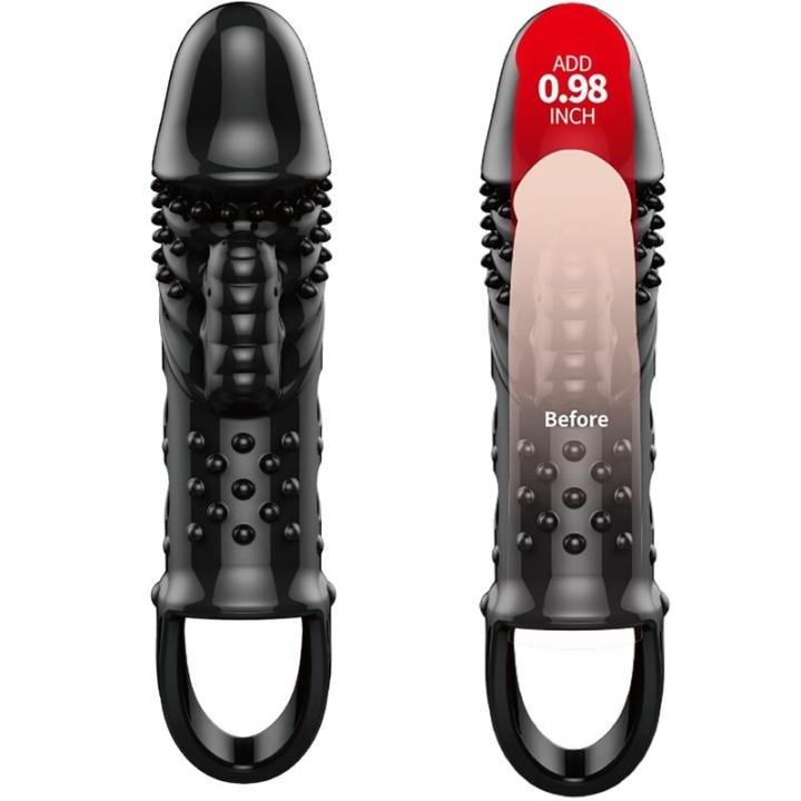 Cecelia Schwarze Penishülse von Pretty Love | Fesselliebe.de