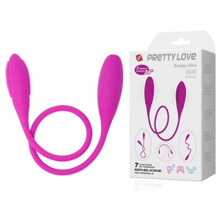Snaky Deluxe Vibrator 7 V von Pretty Love Smart | Fesselliebe.de