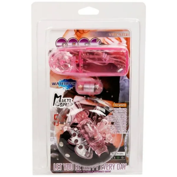 Gurt mit Vibrierendem Schmetterling mit Mehreren Geschwindigkeiten von Baile Stimulating | Fesselliebe.de