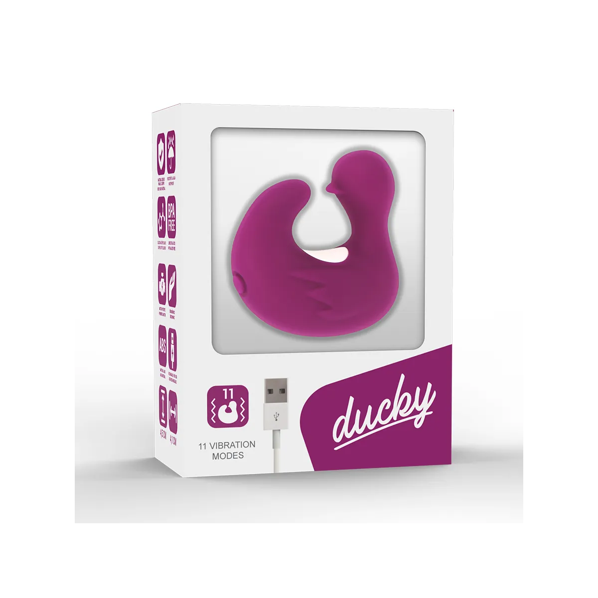 Duckymania wiederaufladbarer Silikon-Stimulierender Entenfuchschh von Coverme | Fesselliebe.de