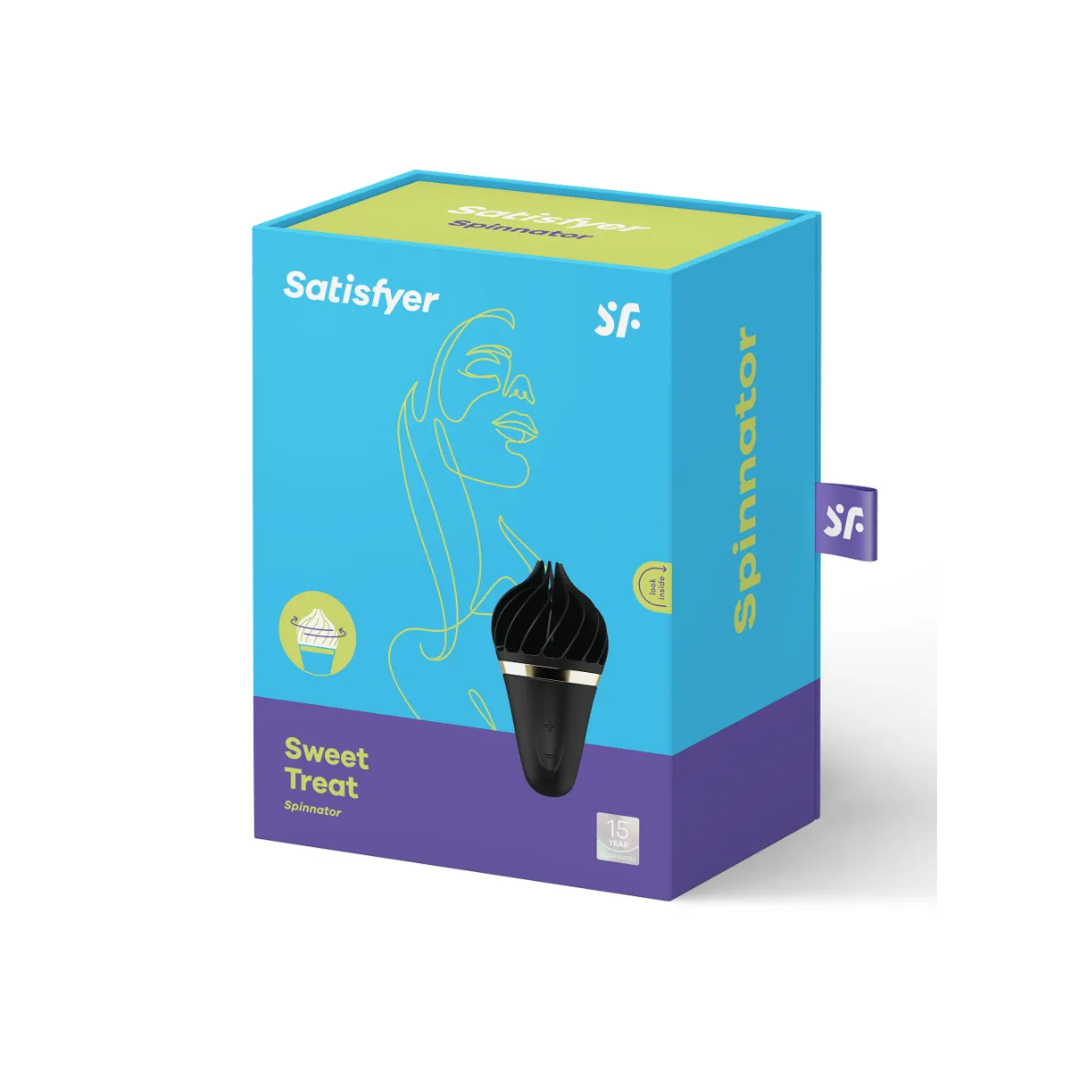 Sweet Treat Spinnator Schwarz von Satisfyer Spinnator | Fesselliebe.de