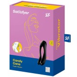 Candy Cane Fingervibrator Schwarz von Satisfyer Vibrator | Fesselliebe.de