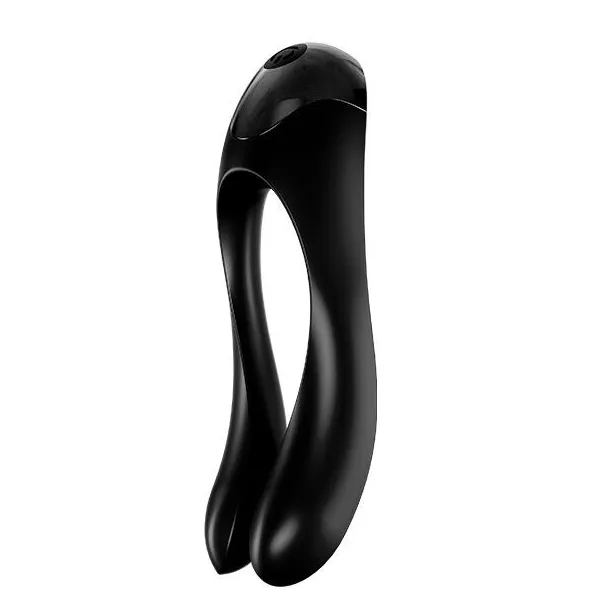 Candy Cane Fingervibrator Schwarz von Satisfyer Vibrator | Fesselliebe.de