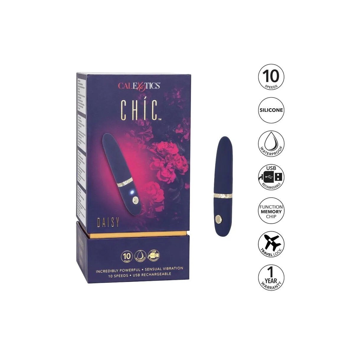 Chic Daisy Mini-Massager von Calexotics | Fesselliebe.de