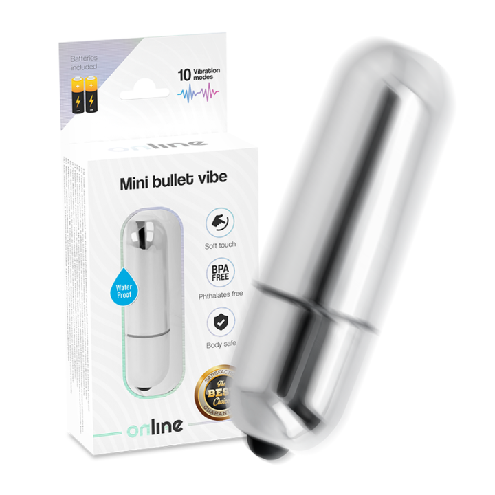 Mini Silber Vibrierende Kugel von Online | Fesselliebe.de