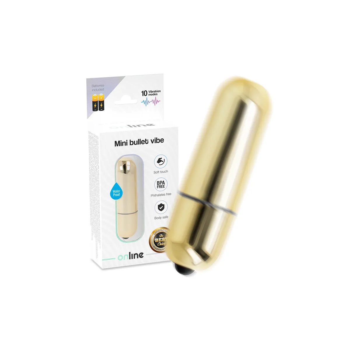 Mini Goldene Vibrationskugel von Online | Fesselliebe.de