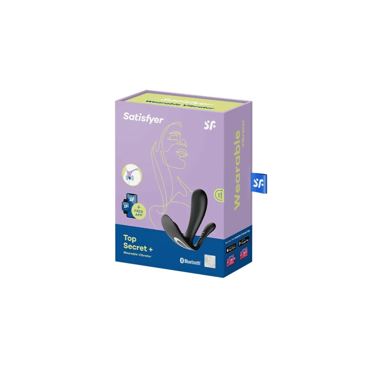 Top Secret + Vibrator Schwarz von Satisfyer Vibrator | Fesselliebe.de