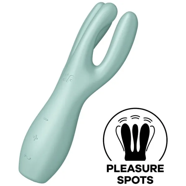 Threesome 3 Vibrator Mint von Satisfyer Vibrator | Fesselliebe.de