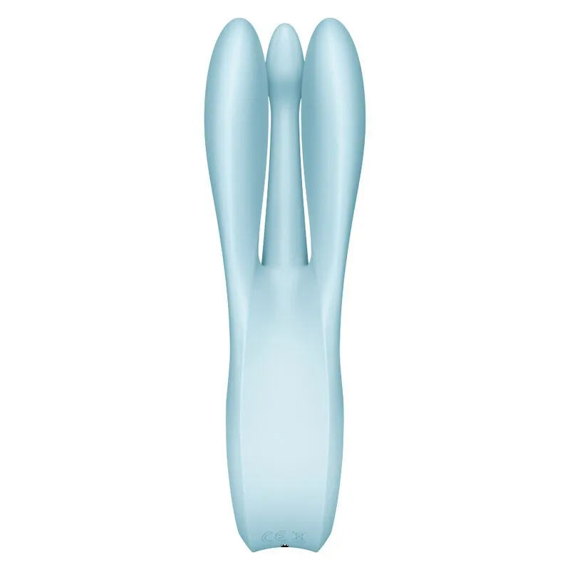 Threesome 1 Vibrator Blau von Satisfyer Vibrator | Fesselliebe.de