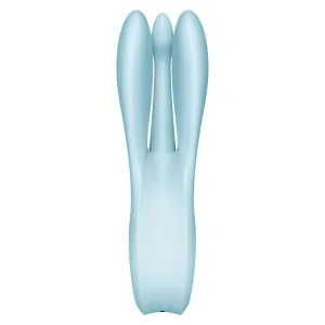 Threesome 1 Vibrator Blau von Satisfyer Vibrator | Fesselliebe.de