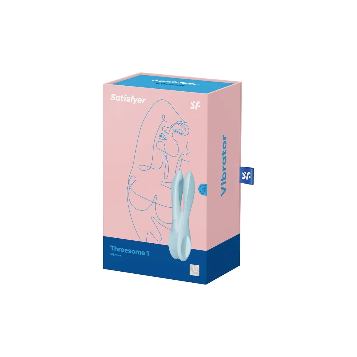 Threesome 1 Vibrator Blau von Satisfyer Vibrator | Fesselliebe.de