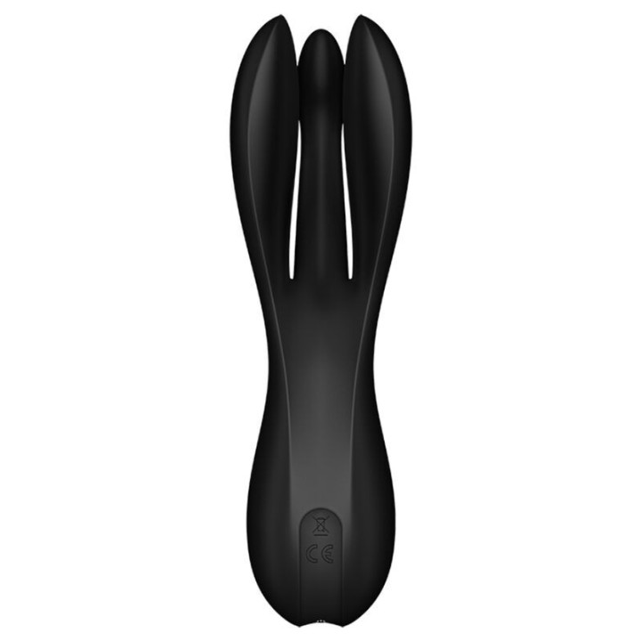 Threesome 2 Vibrator Schwarz von Satisfyer Vibrator | Fesselliebe.de
