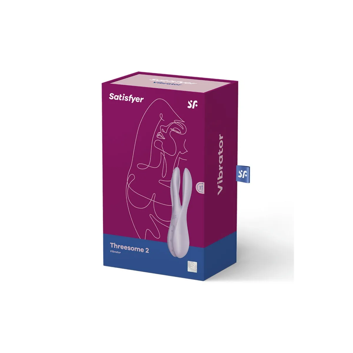 Threesome 2 Vibrator Violett von Satisfyer Vibrator | Fesselliebe.de