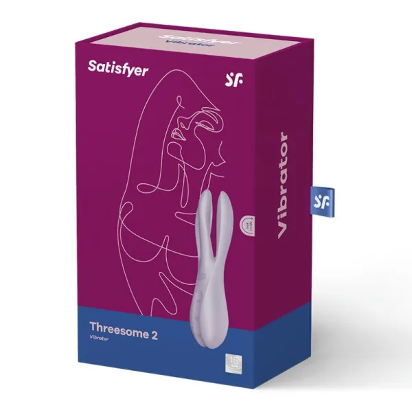 Threesome 2 Vibrator Violett von Satisfyer Vibrator | Fesselliebe.de