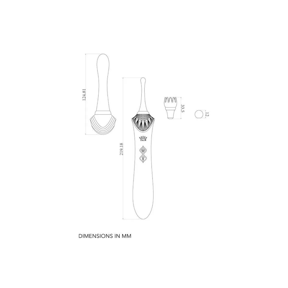 Bess 2 Clitoral Massager Black von Zalo | Fesselliebe.de