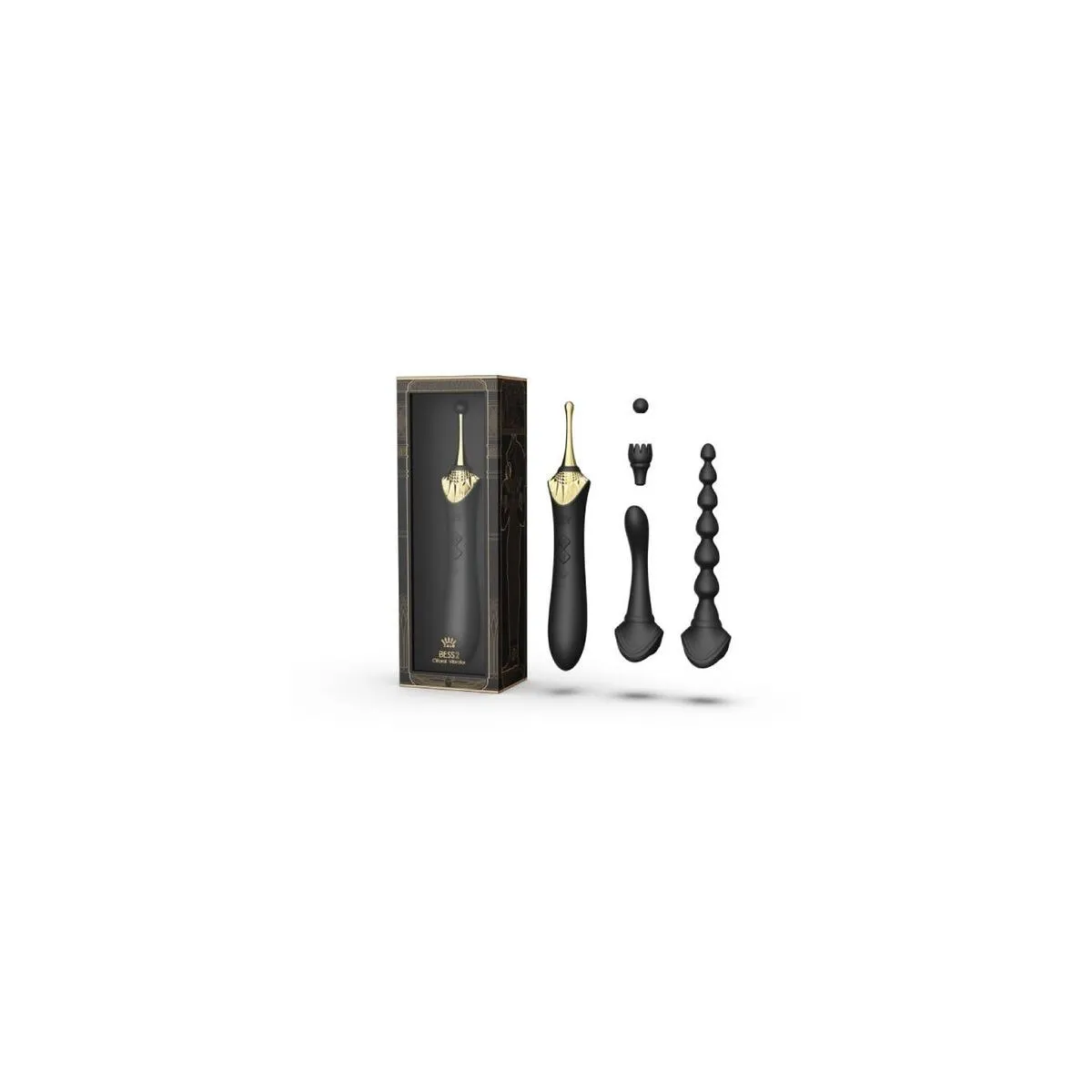 Bess 2 Clitoral Massager Black von Zalo | Fesselliebe.de