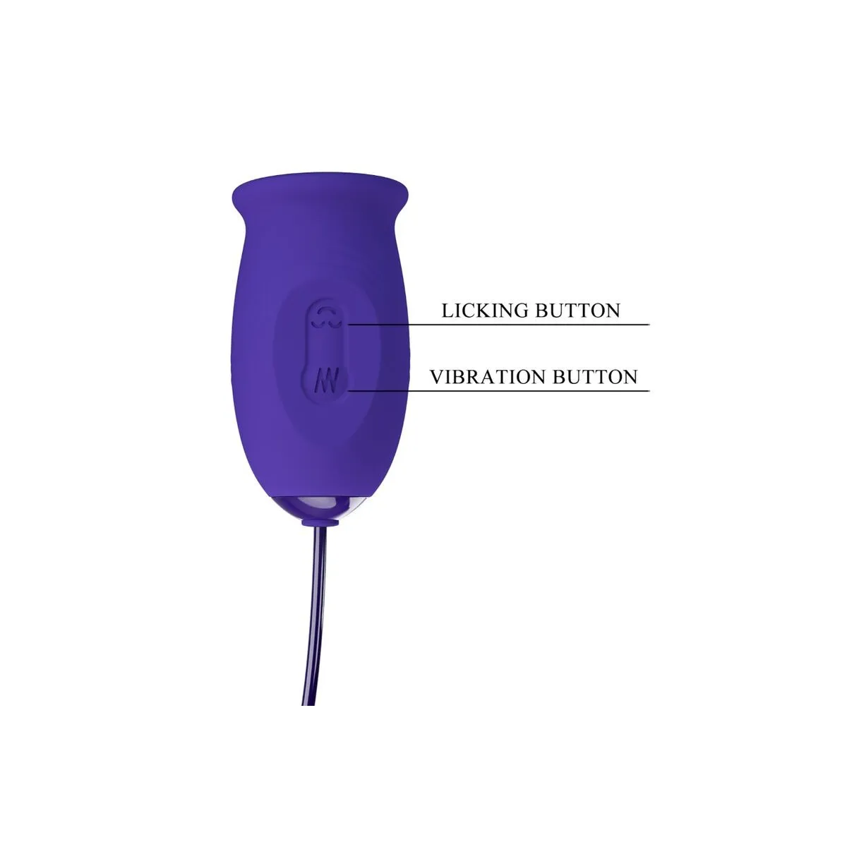 Daisy Youth Violet wiederaufladbarer Vibrator-Stimulator von Pretty Love Youth | Fesselliebe.de