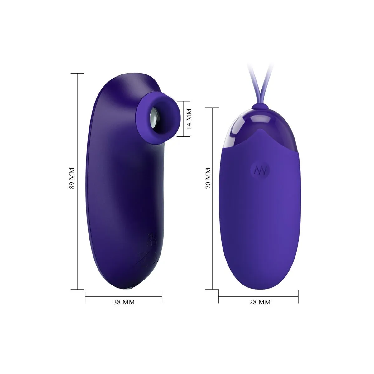 Stimulator und Tragbares Ei von Pretty Love Youth | Fesselliebe.de