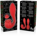 Selena Stimulator Vibrieren + Klappen Rot von Mia