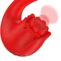 Selena Stimulator Vibrieren + Klappen Rot von Mia