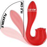 Selena Stimulator Vibrieren + Klappen Rot von Mia | Fesselliebe.de